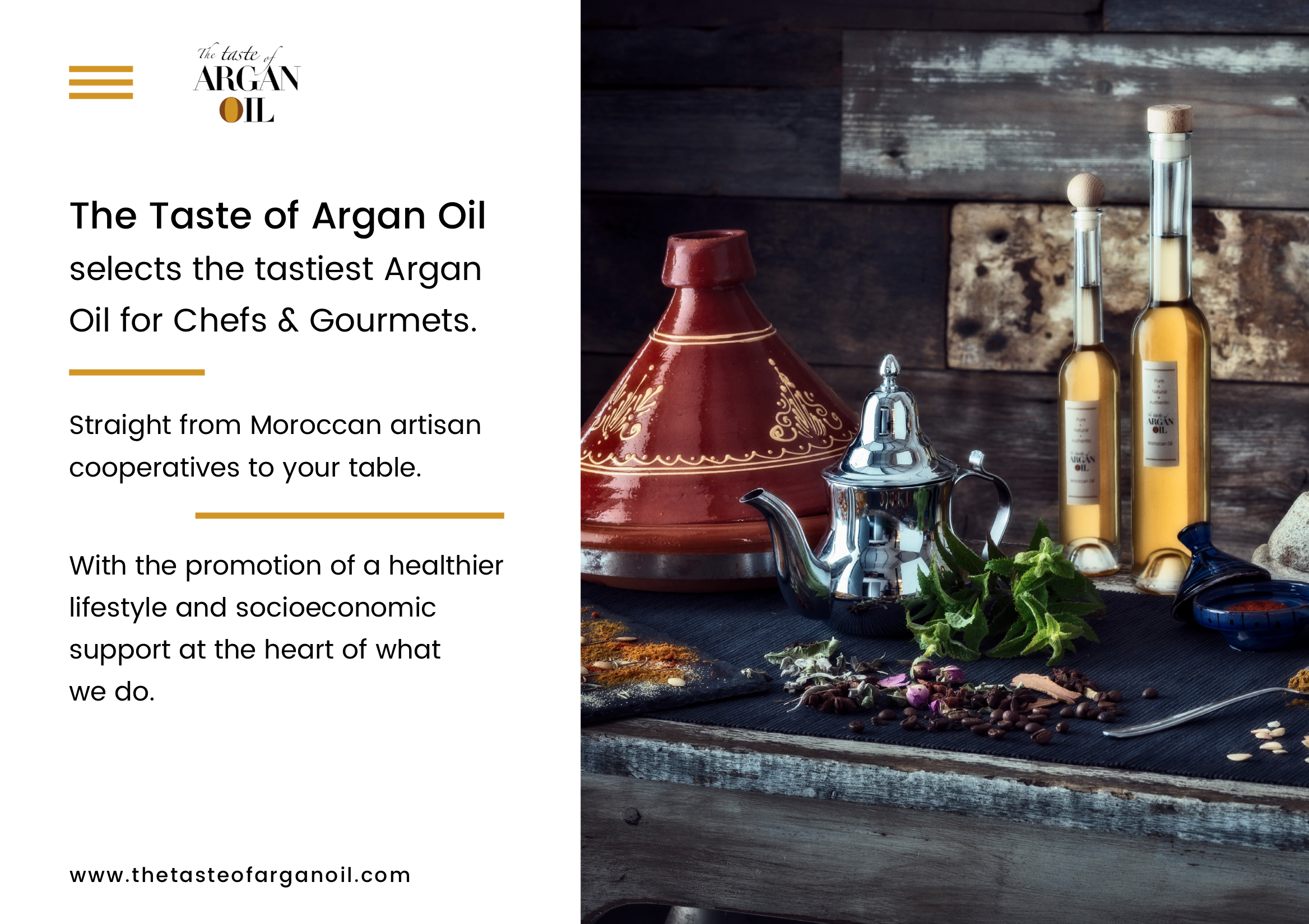 Title page of The Taste of Argan Oil eBook