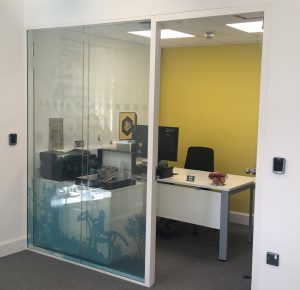 Janina Neumann's office at Tewkesbury Growth Hub