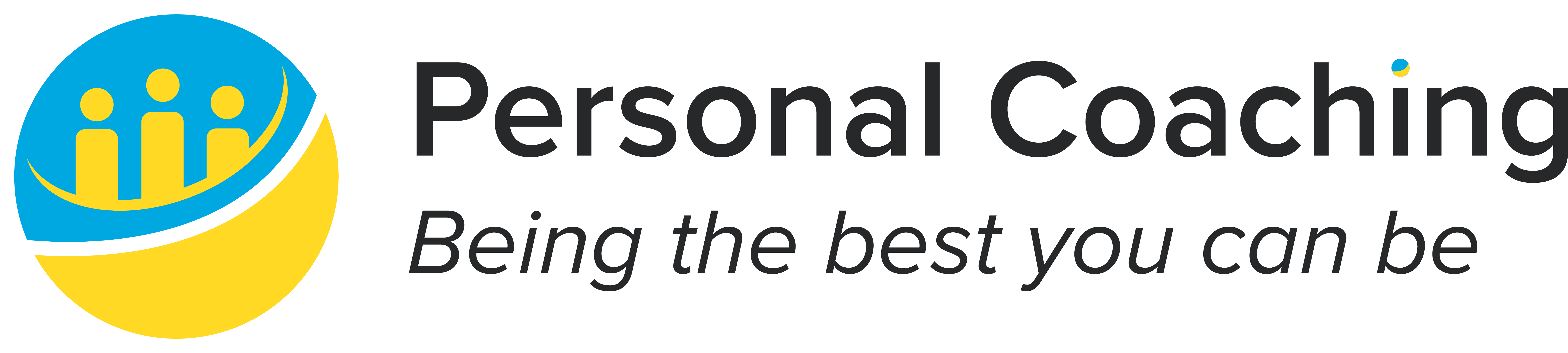 Personal Coaching logo, text 'being the best you can be'